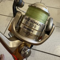 Shimano Sedona 2500 Spinning Reel With 6ft Ugly Stick