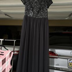 Black Sequin Dress Size 4