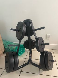 Weights and weight rack