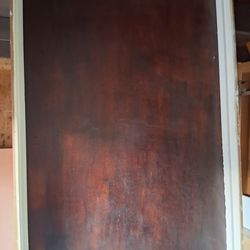 Interior door with frame