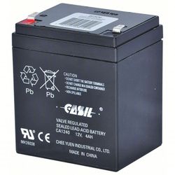 Casil Genuine CA1240 12V 4Ah SLA Maintenance Free Alarm Battery
