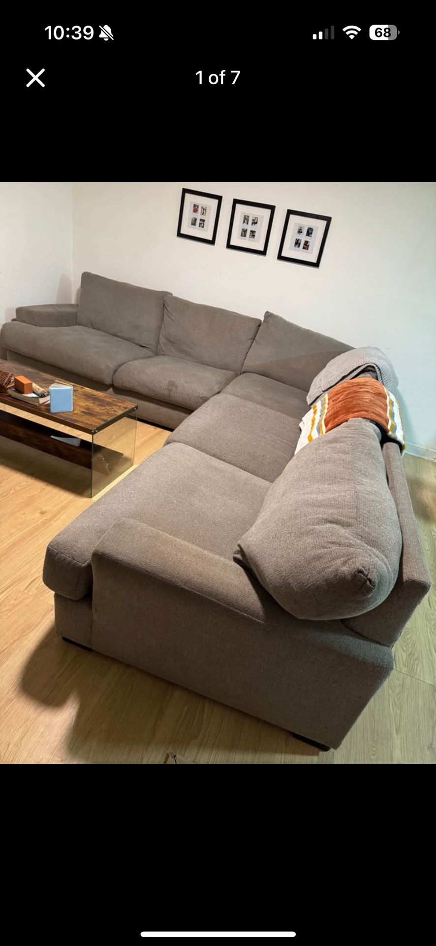 Deep Seat Sectional