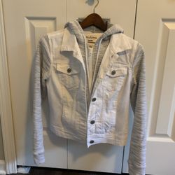 White Demi Hoodie Jacket