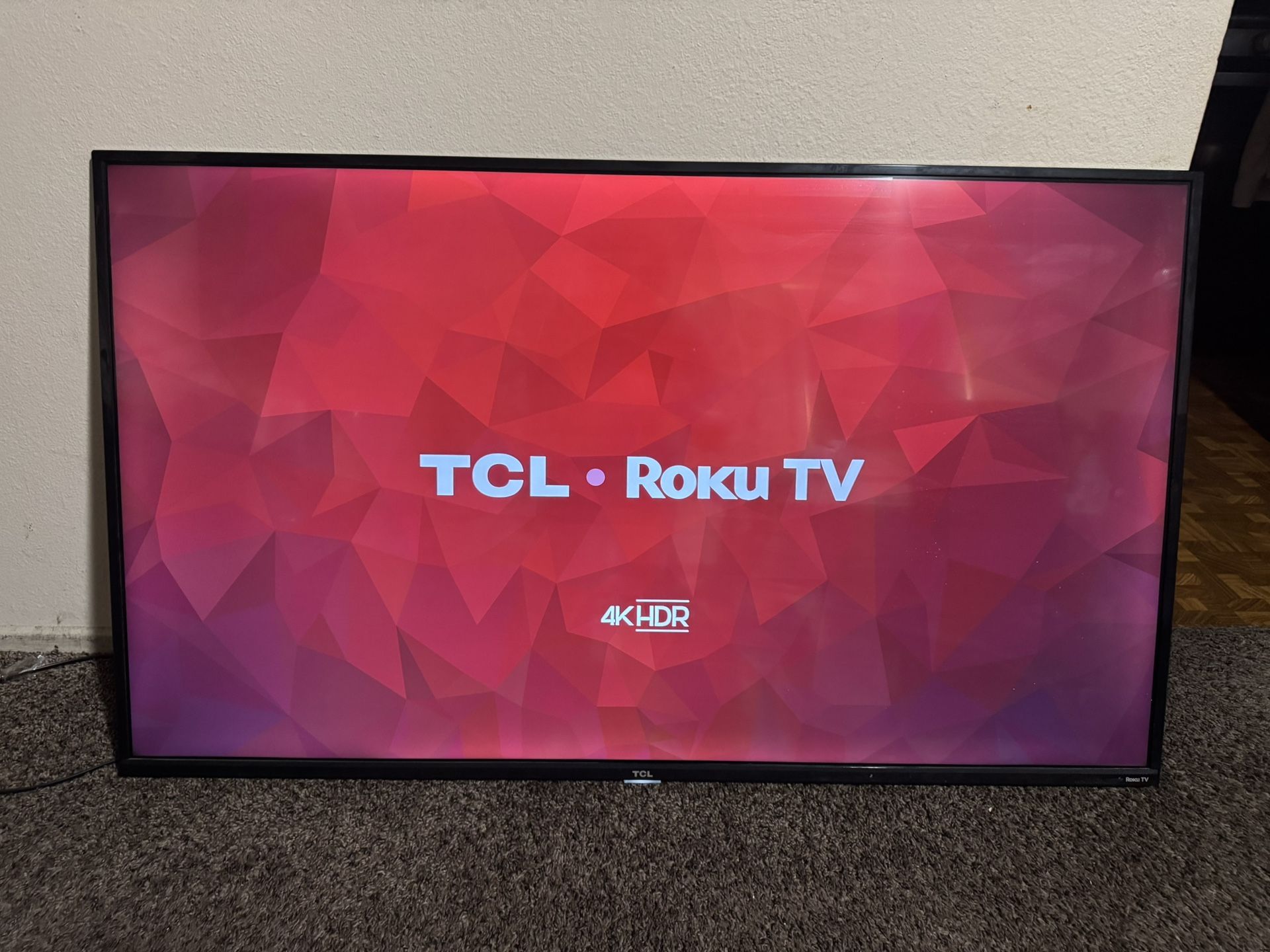 TCL 55” 4K HDR Roku TV 55S425