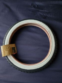 Lowrider Bike Whitewall Tire 16in