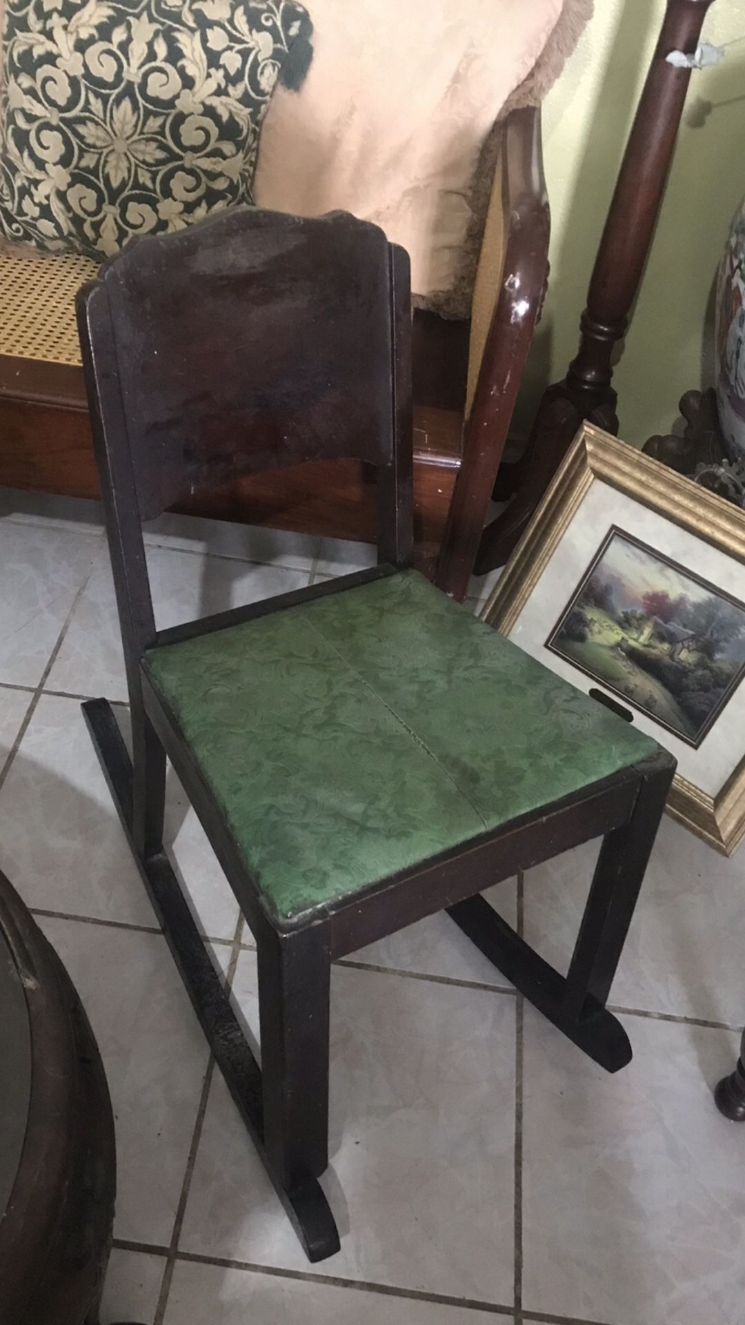 Sillón Antiguo De Niño