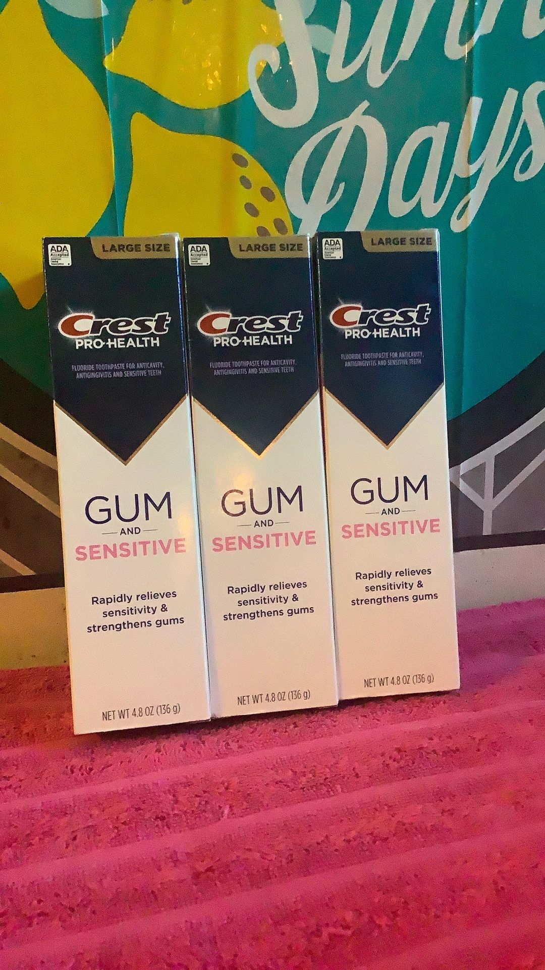 3-Crest Gum & Sensitive All For $12