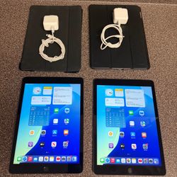 Apple iPad 7th Gen 10.2 W/Charger & Case WiFi/Cellular