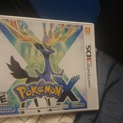 Pokemon X game Box (Only)
