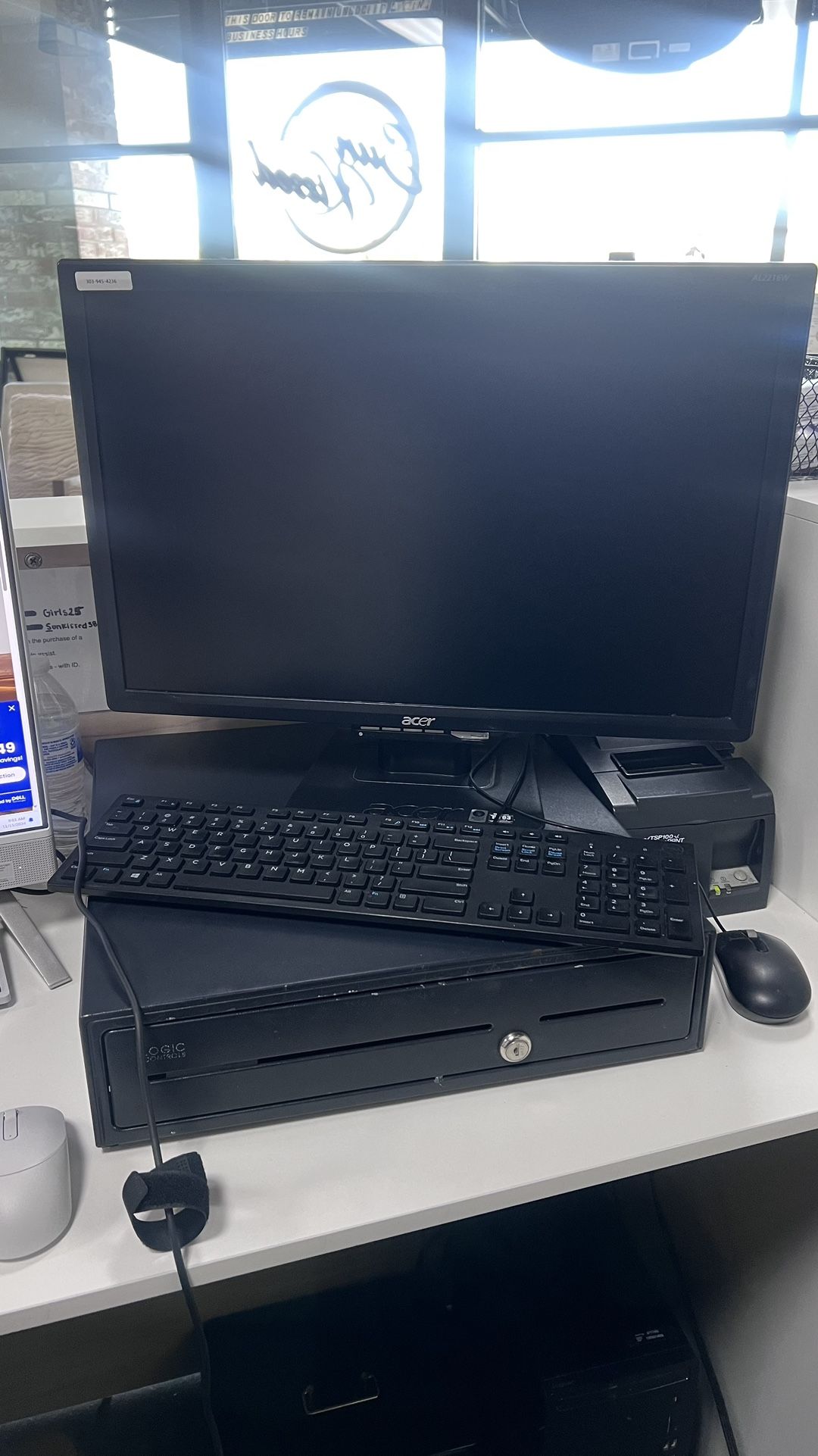 ACER computer with monitor