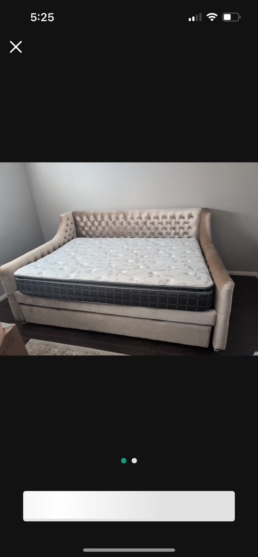 Full bed with twin trundle