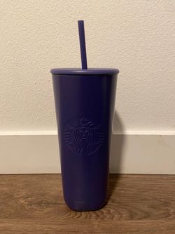 Starbucks Matte Purple Cold Cup Tumbler with Straw