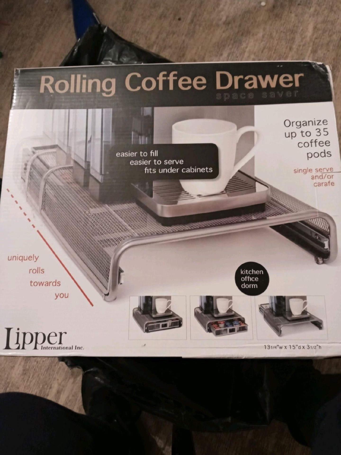 Rolling Coffee Drawer