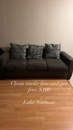 Clean couch smoke free and pet free