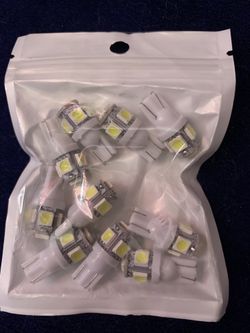194 T10 Led White 10 Pack