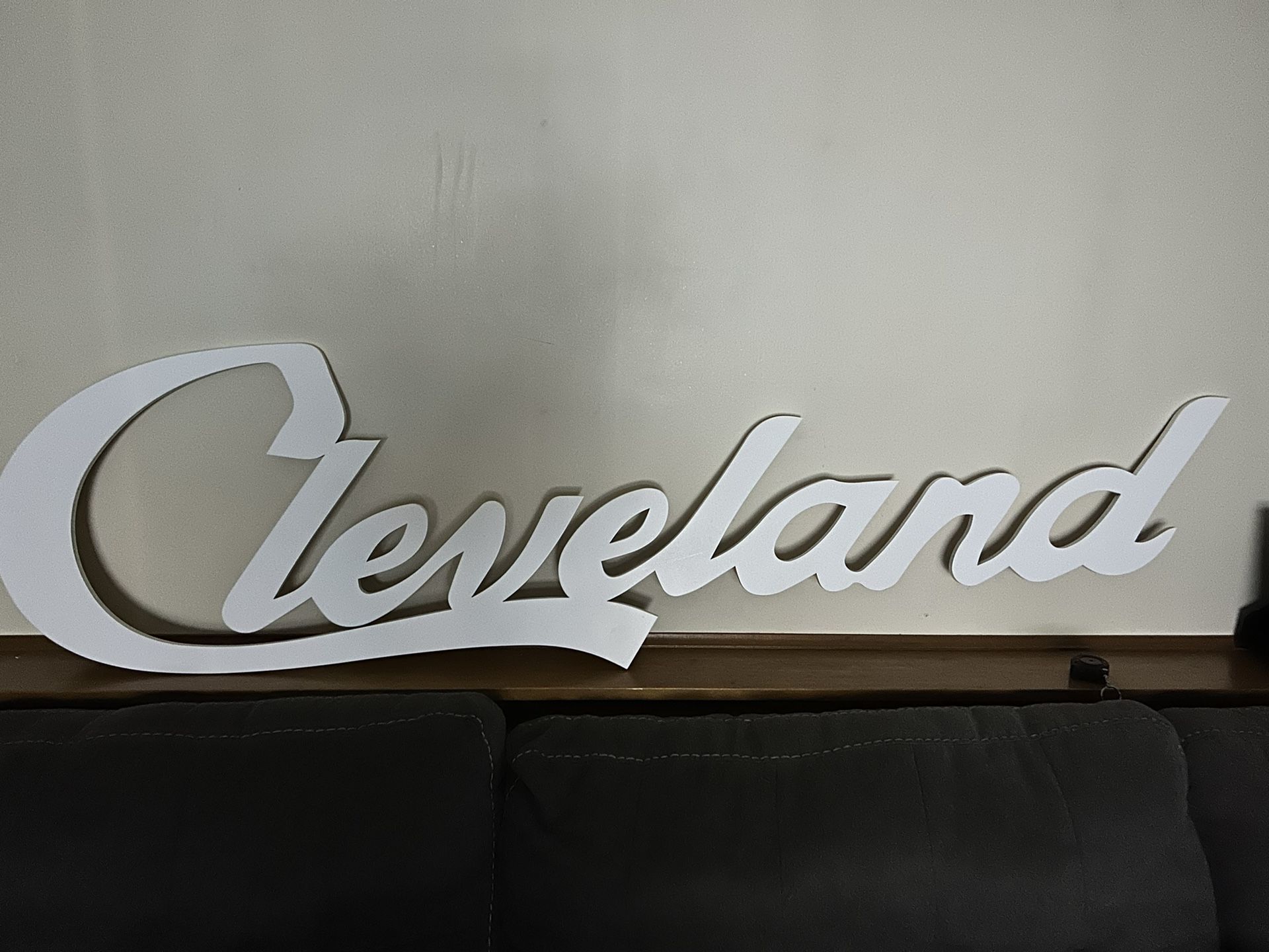 cleveland script sign