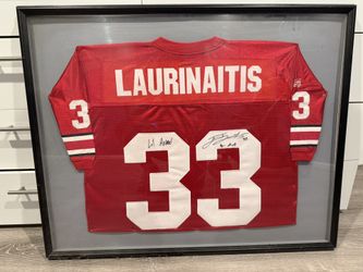Signed James Laurinaitis OSU Jersey