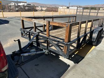 16ft dual axle trailer with ramp