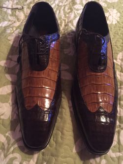 Genuine Crocodile Dress Shoes