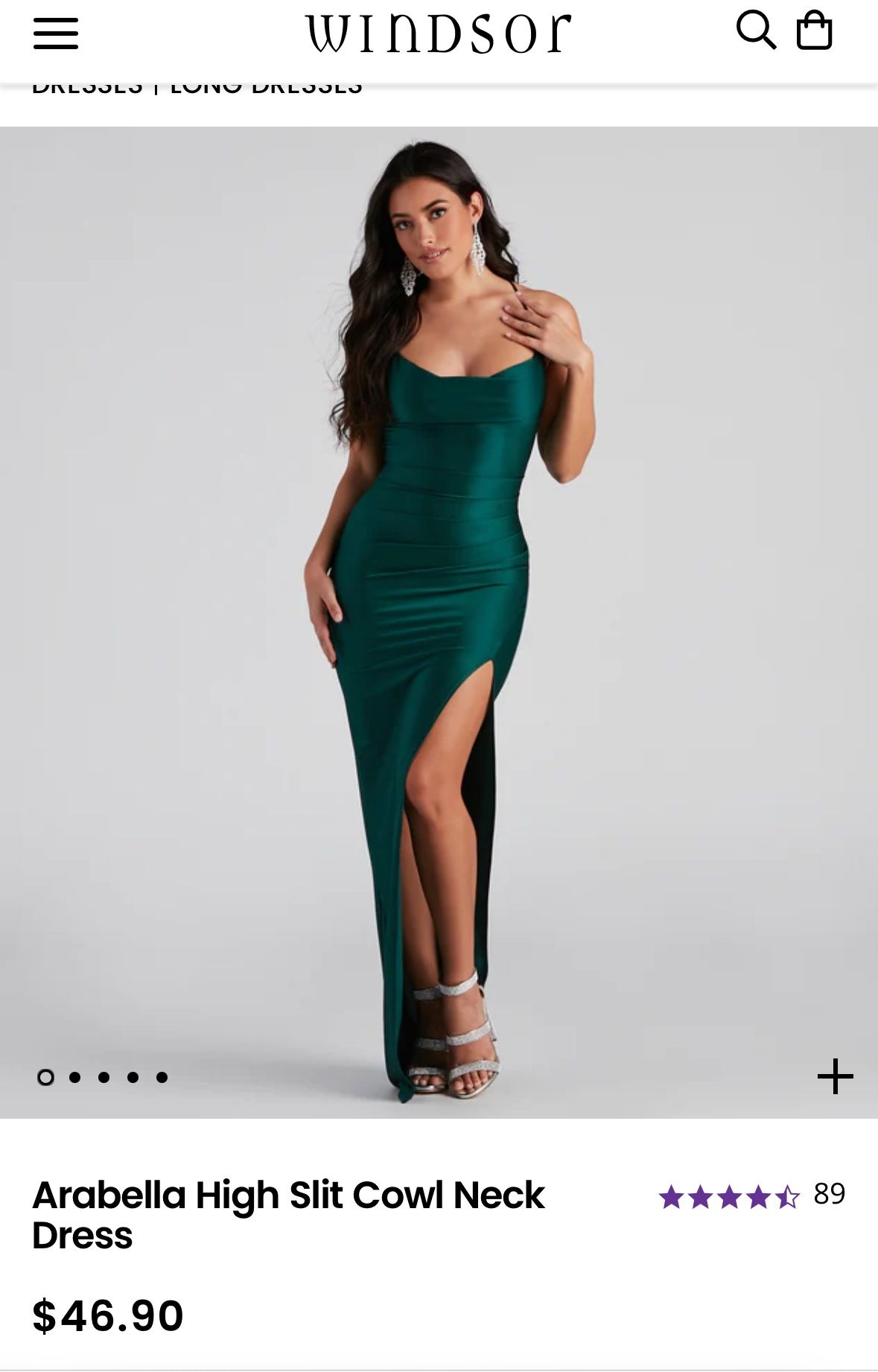 Brand New Windsor Hunter Green Formal Dress