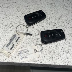 Toyota Camry Keys