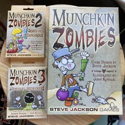 Munchkin Zombies And  2 Booster Decks