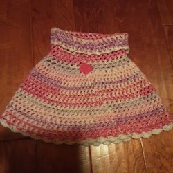 Poncho Con Cuello Para Nina de 6/12M