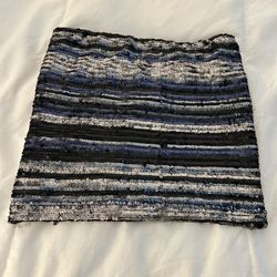 Aqua Sequin Mini Skirt Size XS