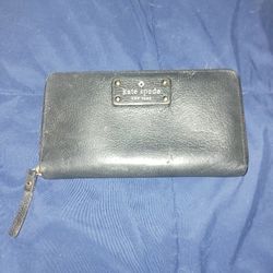 Kate Spade Navy Zip Around Wallet 