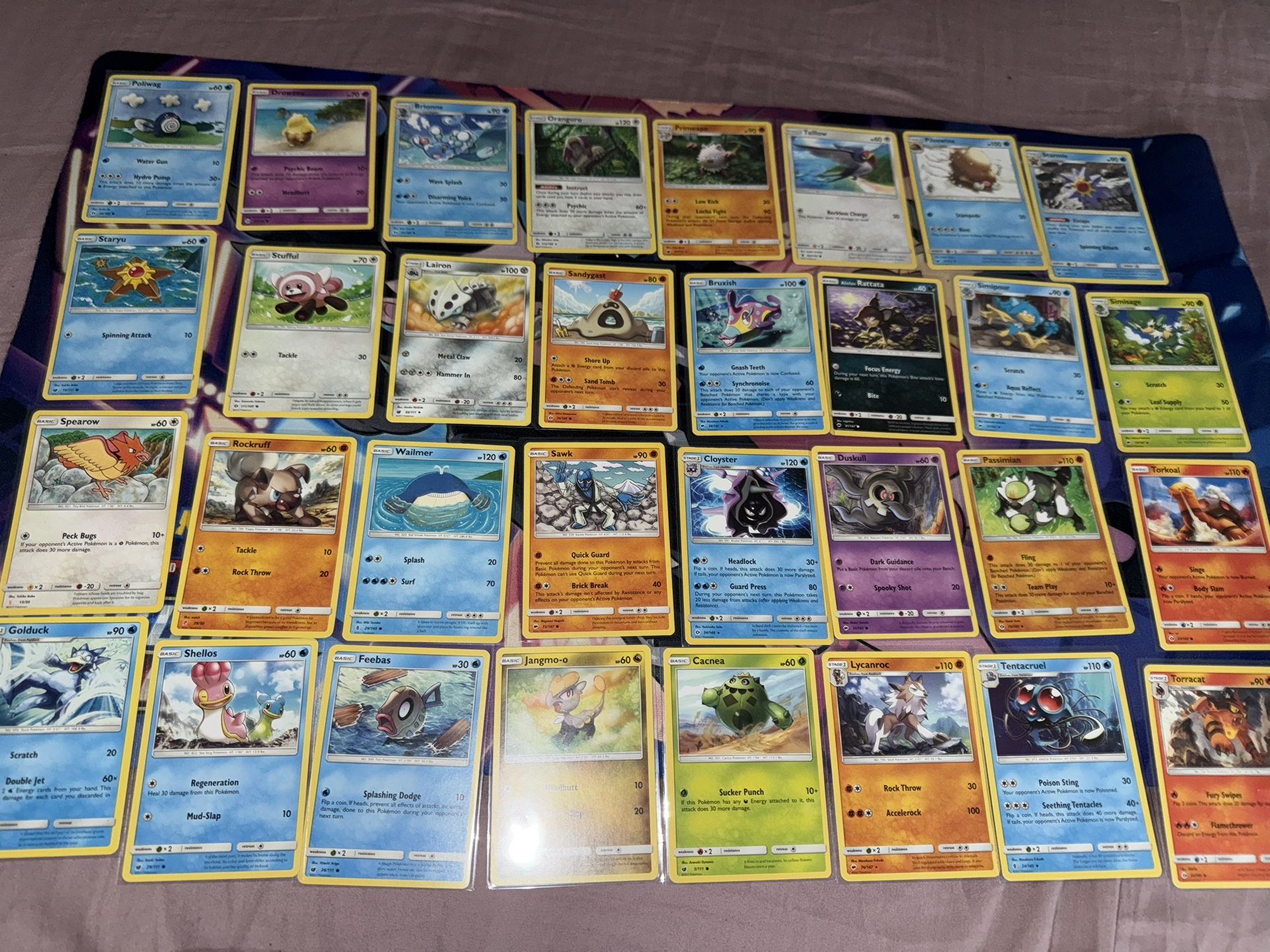80 card pokemon lot (card year 2017) 
