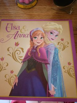 Anna And Elsa Wall Hanging