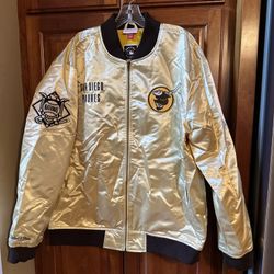 Mitchell & Ness Padres Gold Satin Jacket – Men’s 2XL (NWOT)