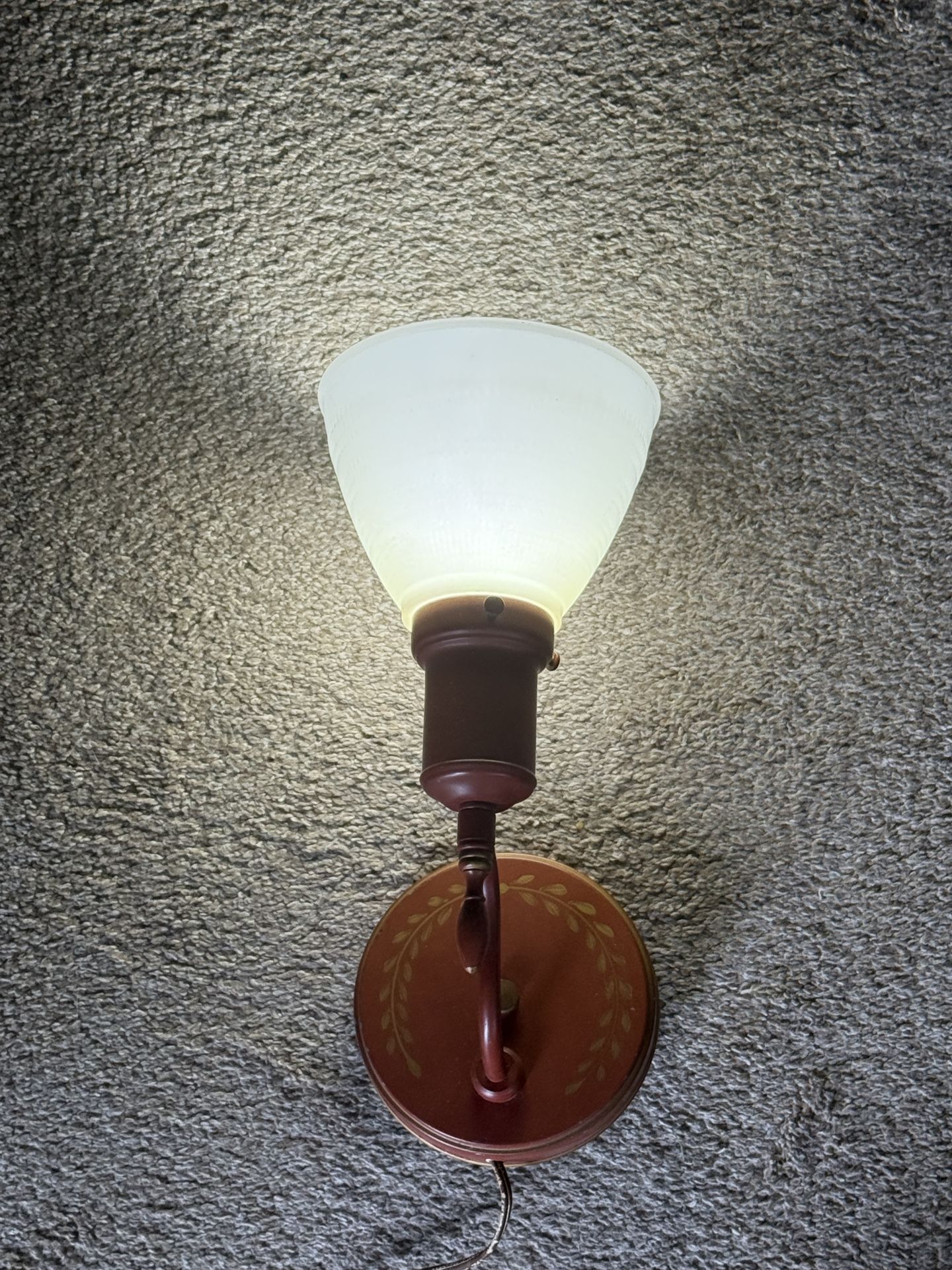 Lamp - Toleware- Vintage