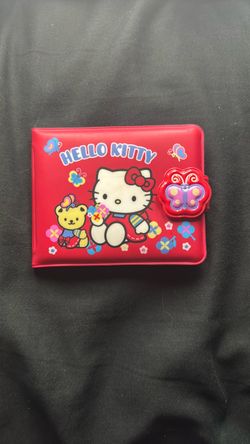 Vinatge Hello Kitty Red Wallet with Butterfly Clasp
