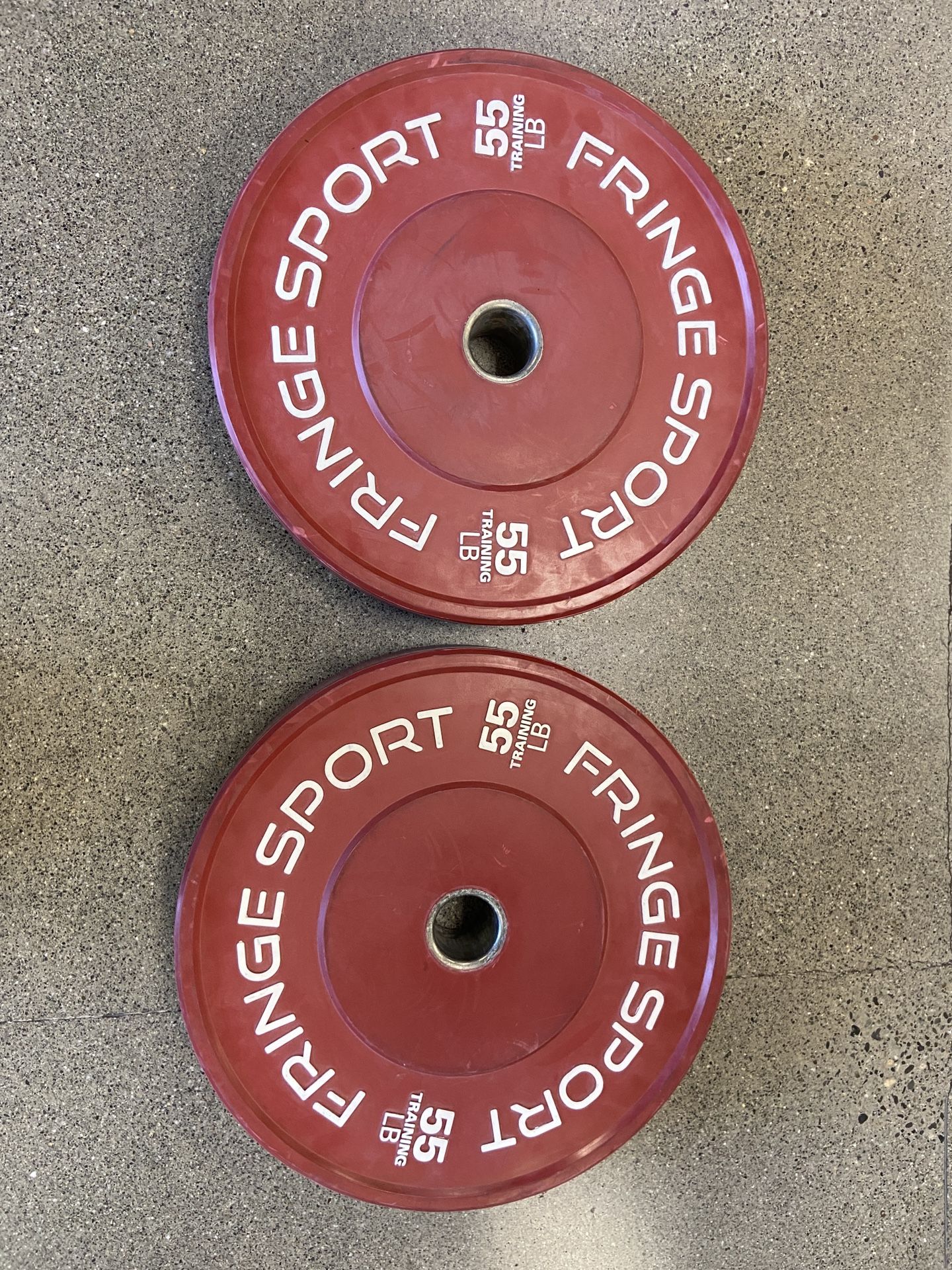 Fringe Sport 55lb Bumper Plate Pair
