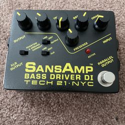 Sans amp bass driver DI tech 21 NYC