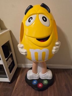 Yellow M&M Character Display
