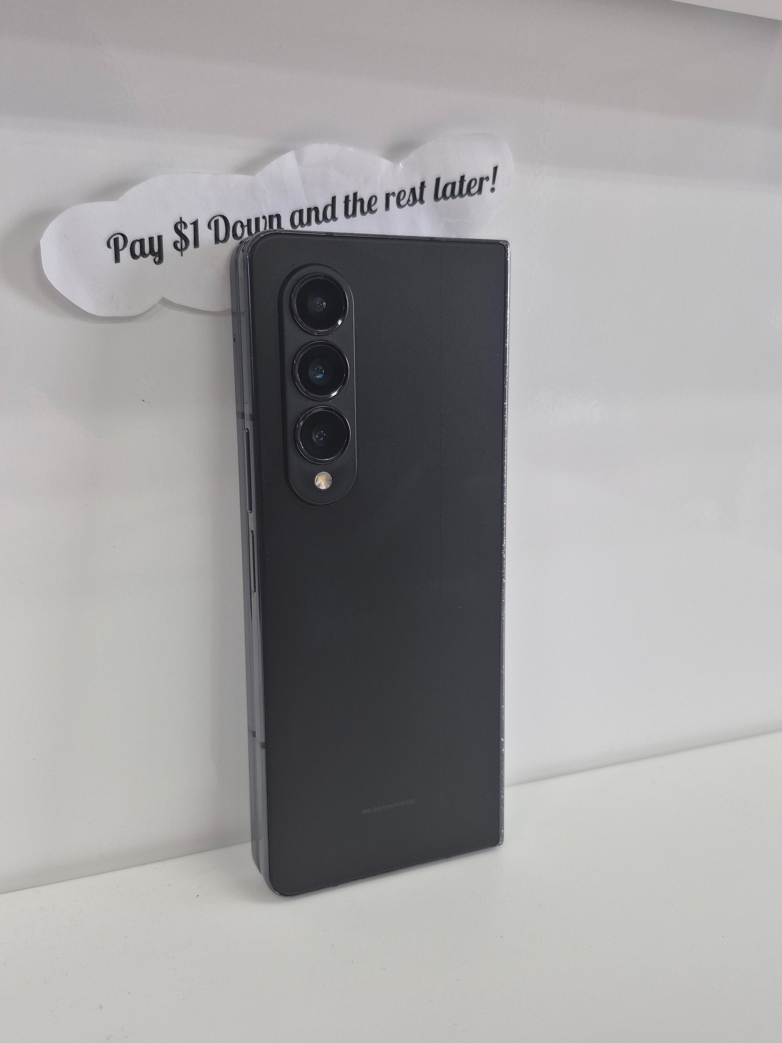 🏆 Best Deal! $5 DOWN To take home! Unlocked Samsung Galaxy Z Fold 4 