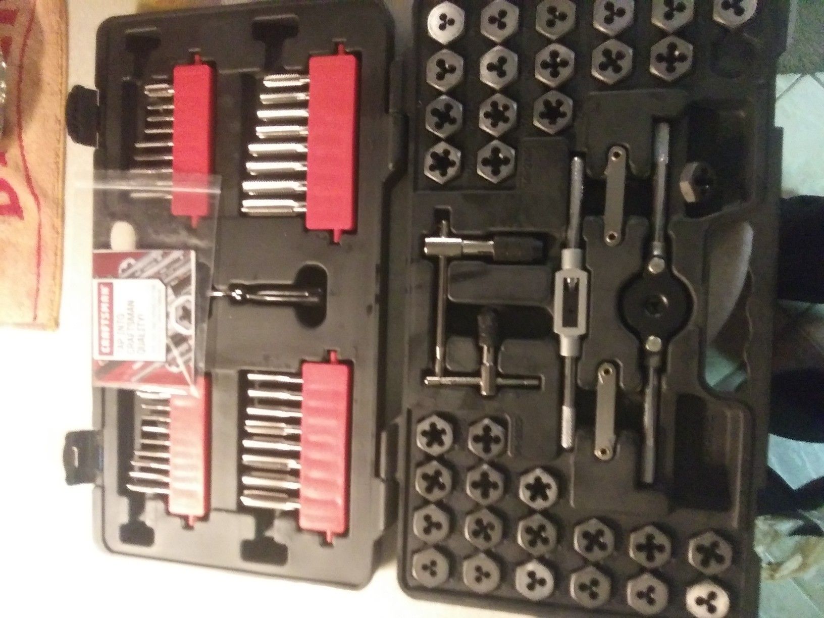 75 piece tap and drill set