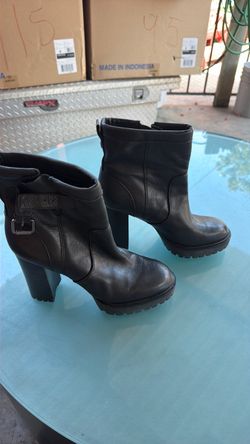 Veronica Beard leather Moto Boots