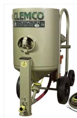 Clemco Sandblasting Pot used