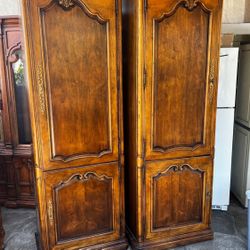 Antique Cabinet, Beautiful Shelves Inside
