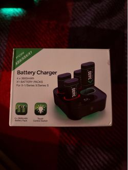 Xbox Battery Charger with 4 Battery Packs