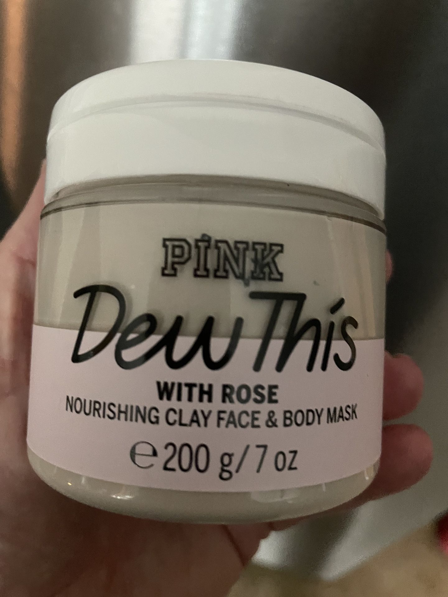 Pink By Victoria’s Secret Dew This with Rose Clay Face Mask Sealed And New 