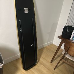 Gold Edge Mirror, 5'8  By 12 Inches Across 