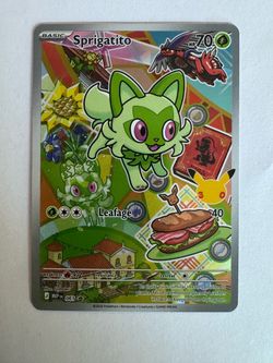 Sprigatito 061 Promo First Partner Illustration Series 3