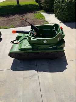 Power wheels tank