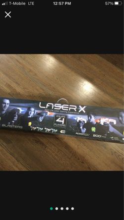 NEW SET OF 4 LASER X GAMING BLASTERS GUNS 200’ RANGE KIDS TOYS - GREAT GIFT!