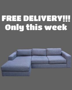 FREE DELIVERY (West Elm Urban Sectional)
