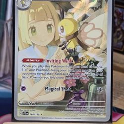 POKEMON Lillie's Ribombee Illustration Rare 164/159 Sv09: Journey Together